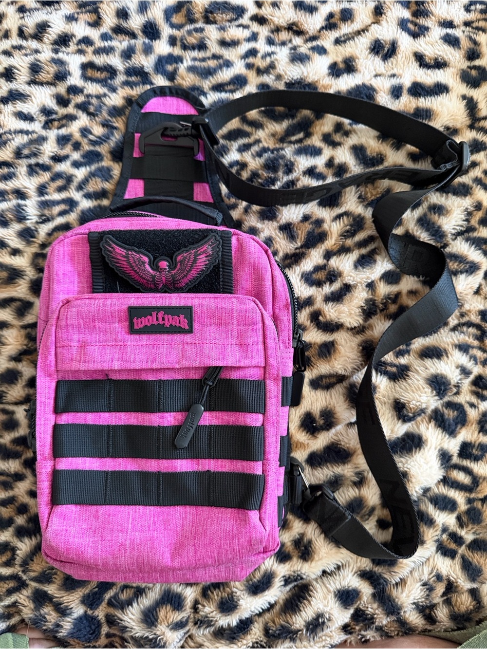 WOLFpak Pink Deathwing 9L sling bag LIKE NEW